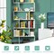 Costway 6 Tier S-Shaped Bookshelf Storage Display Bookcase Decor Z-Shelf